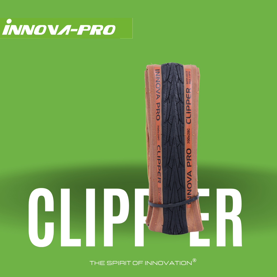Llanta 700x28 Ruta Clipper 60TPI IB-3006 Cara Cafe Plegable Innova