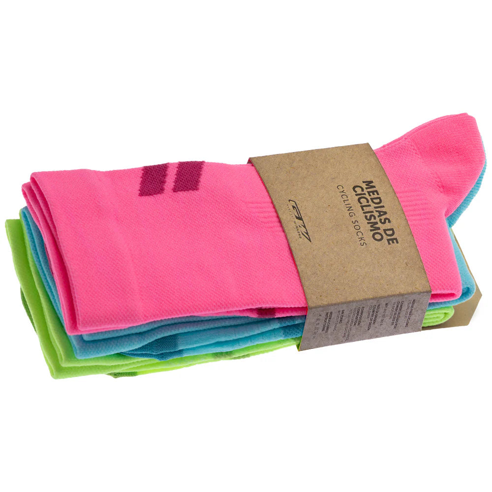 Medias Sumter 3 Pares Neon GW