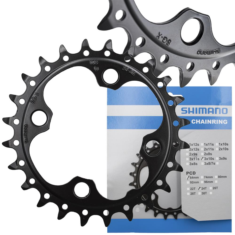 Coronilla 24T BCD 64mm Simetrica FC-M660 SLX Shimano