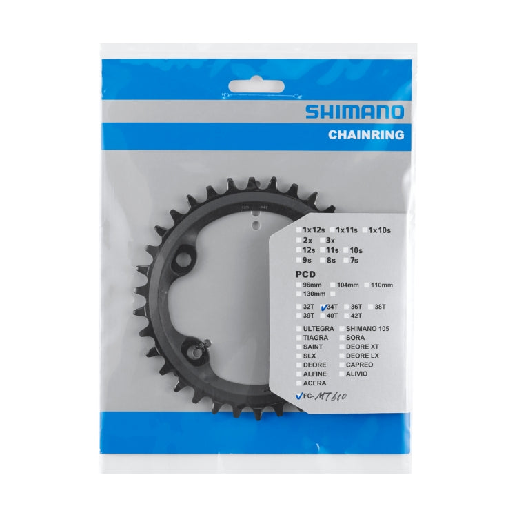 Coronilla 34T BCD 96mm Asimetrico Monoplato 12v FC-MT610 Shimano