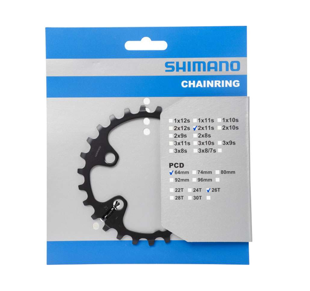 Coronilla 26T BCD 64mm Asimetrico Biplato FC-M5100-2 Shimano