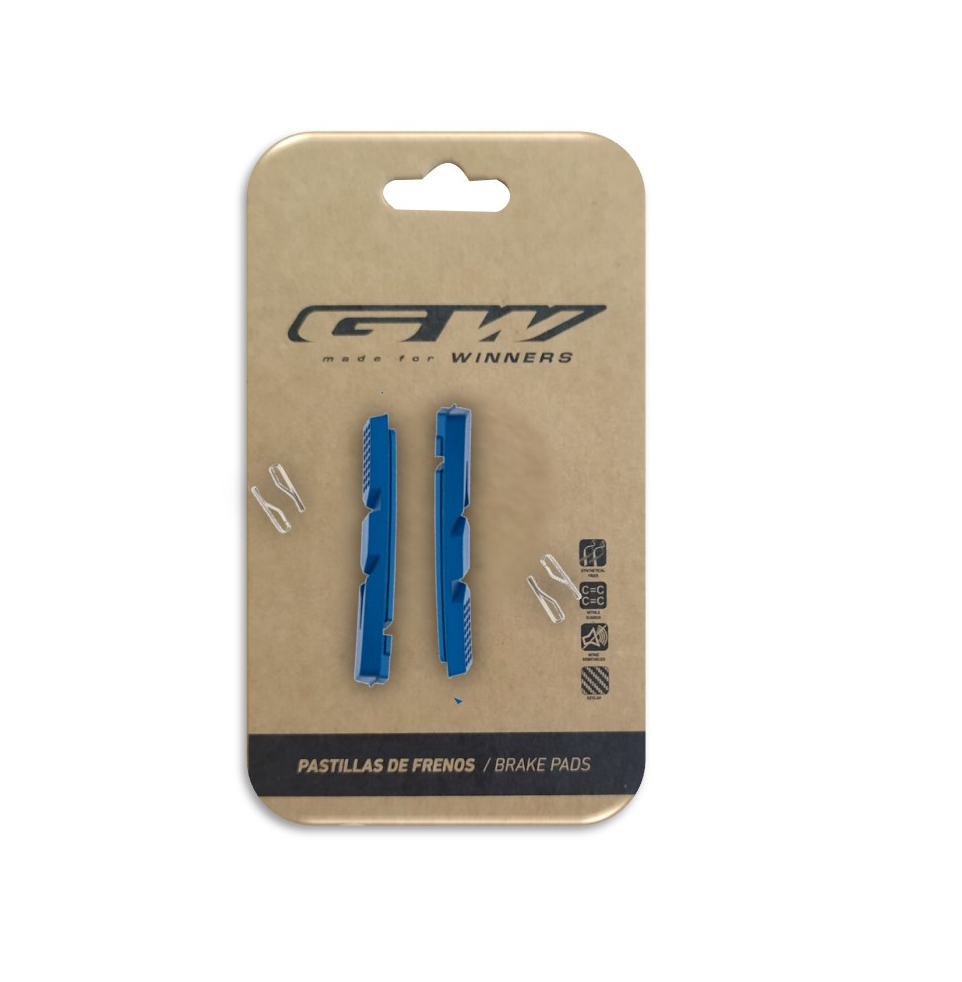 Zapatas (BORRADOR) V-Brake MTB M-721 Azul GW
