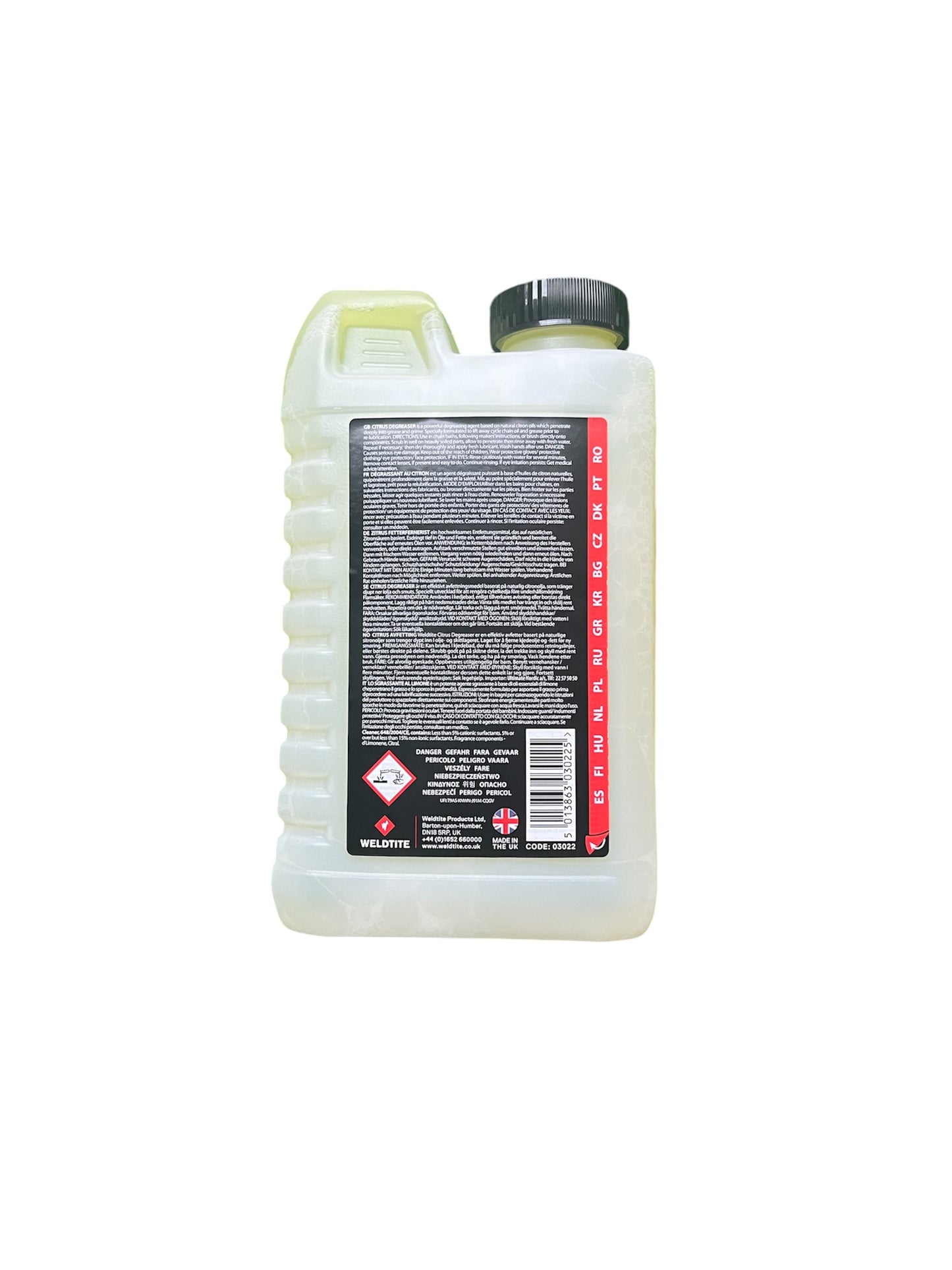 Desengrasante 1000ml Cítrico liquido Weldtite
