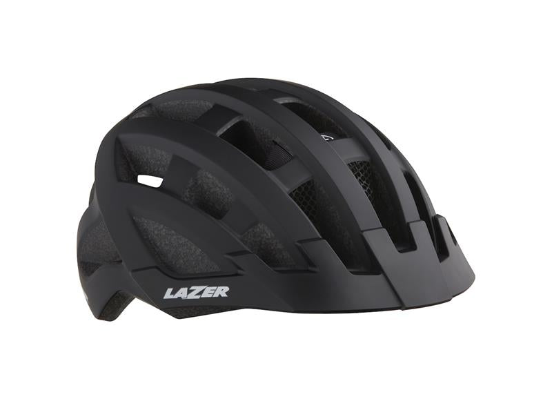 Casco Compact Sport DLX (54-61cm) Negro Mate Lazer