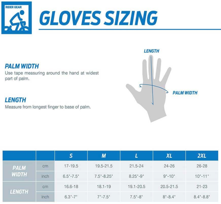 Guantes largos Lf Rival Negro Talla L Giant