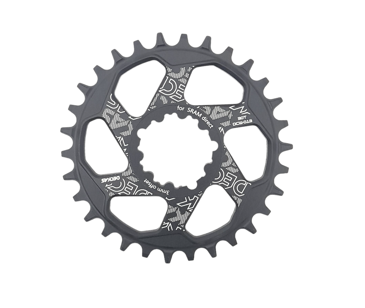 Coronilla 30T BCD Directo 3mm Offset (Para Sram) Deckas