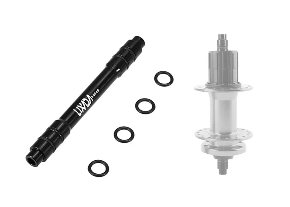 Adaptador Manzana142mm Eje 12mm a Puntilla 9mm Lixada