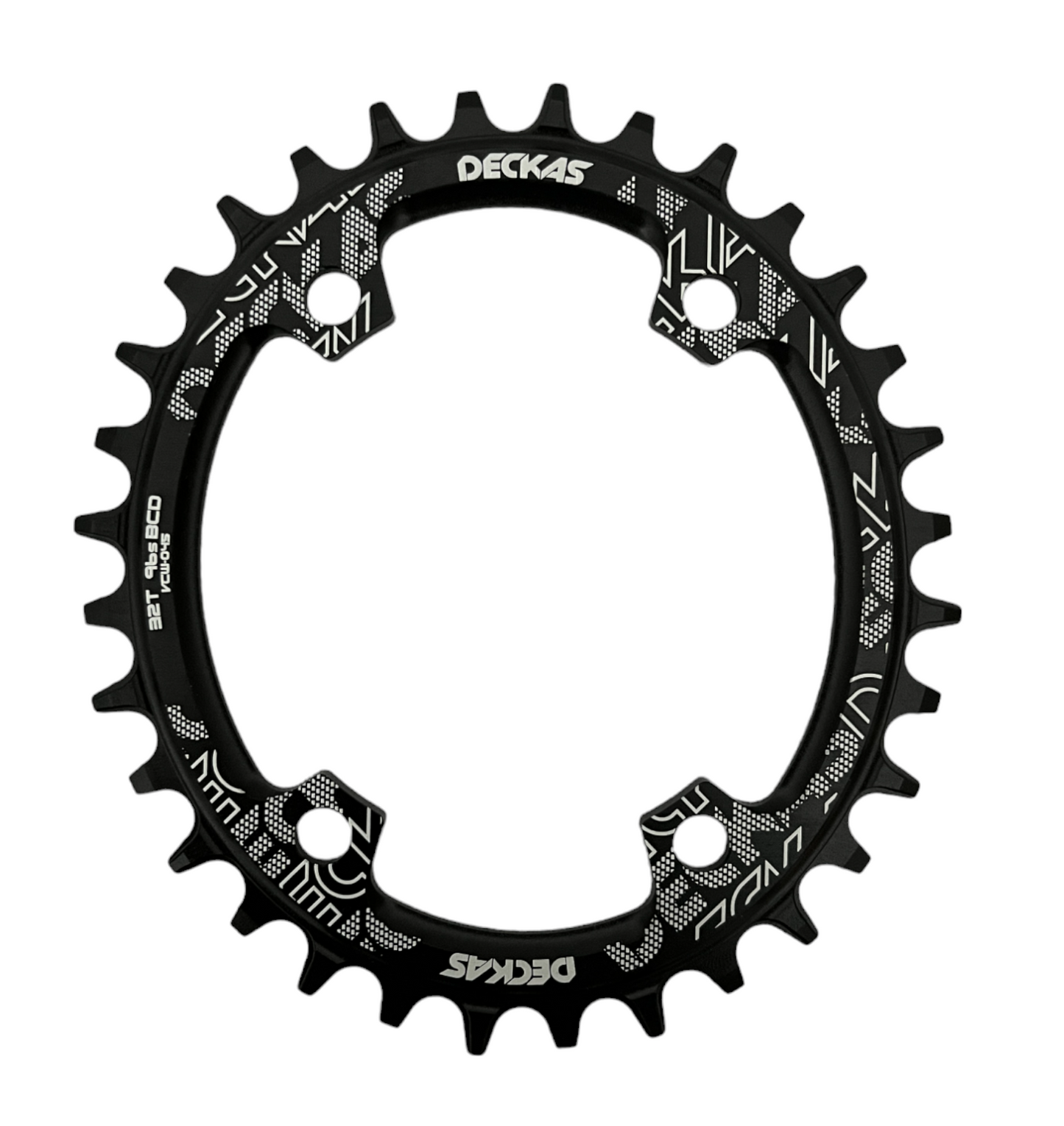 Coronilla 32T BCD 96mm Ovalada (Asim.) Monoplato para Shimano Deckas