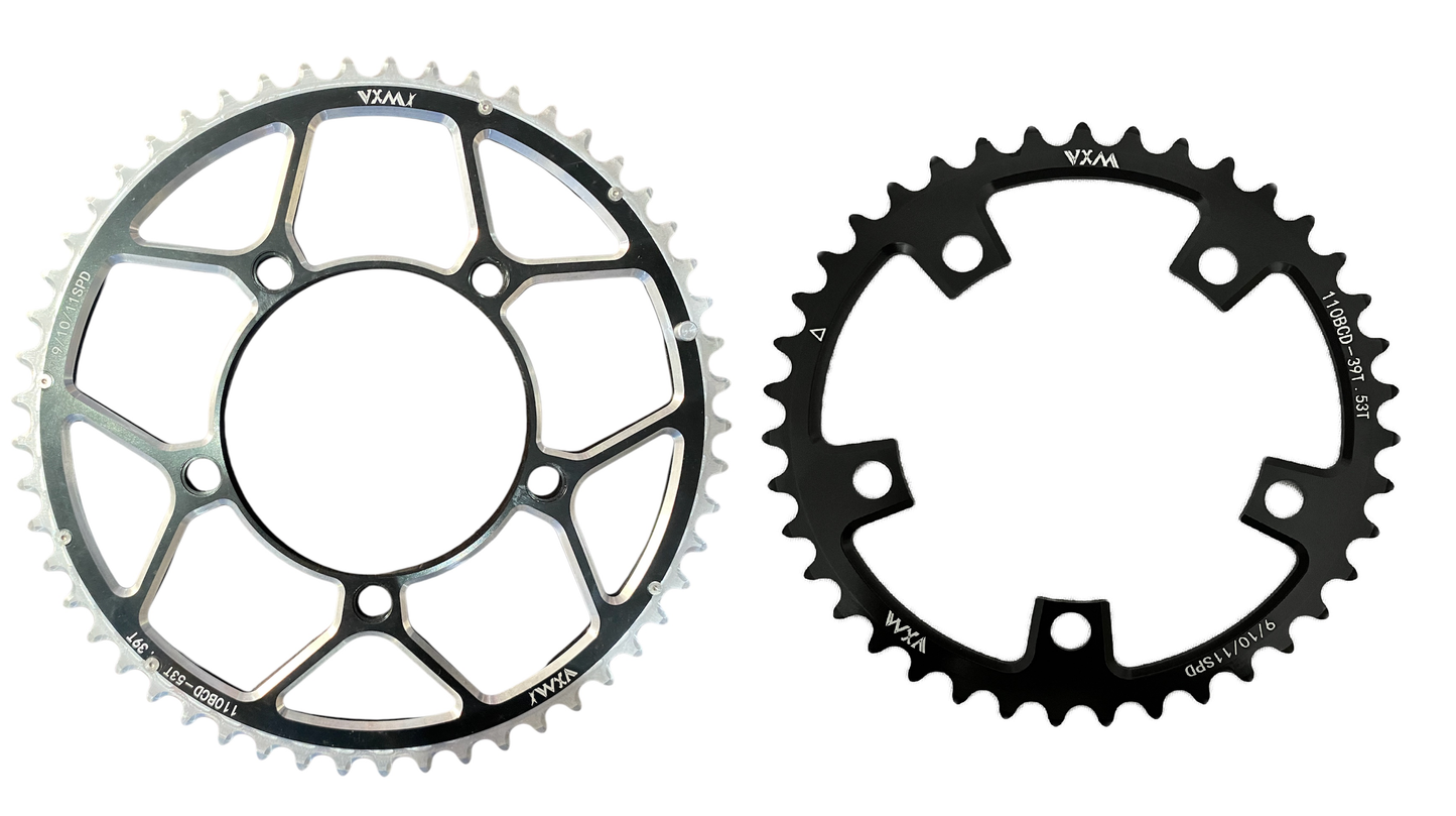 Coronillas 53-39T BCD 110mm 5h Aluminio Biplato VXM