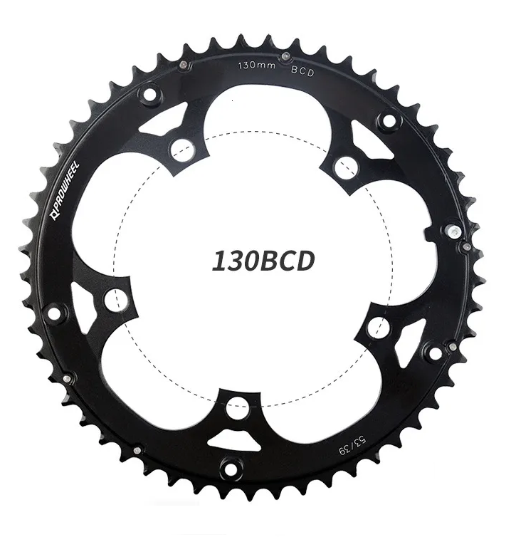Coronilla 53T BCD 130mm Ruta 5h Biplato Aluminio Prowheel