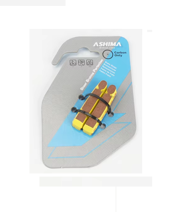 Zapatas (REPUESTO) Borrador Para Rin Carbono Amarillas Ashima