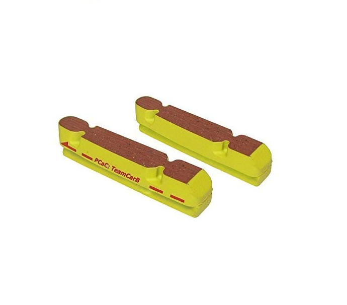 Zapatas (REPUESTO) Borrador Para Rin Carbono Amarillas Ashima