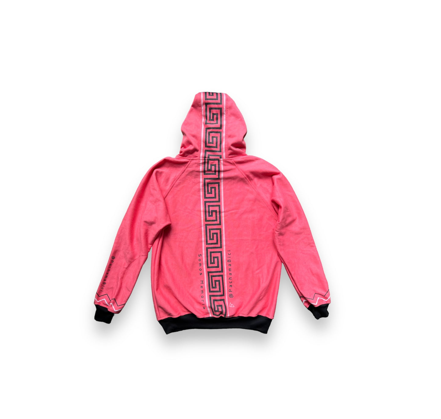 Buso Hoodie Somos Memoria H Talla L (Salmon C. Negro) PachamaBici