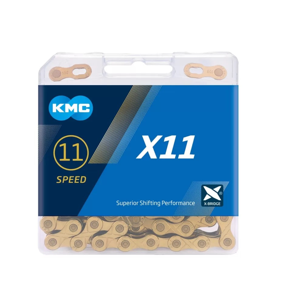 Cadenilla 11v X10 GOLD 118L KMC