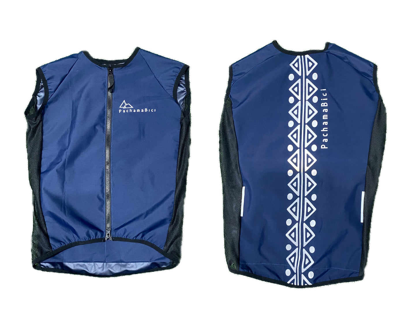 Chaleco Aborigen PRO Talla XS (Azul) Reflectivo Pachamabici