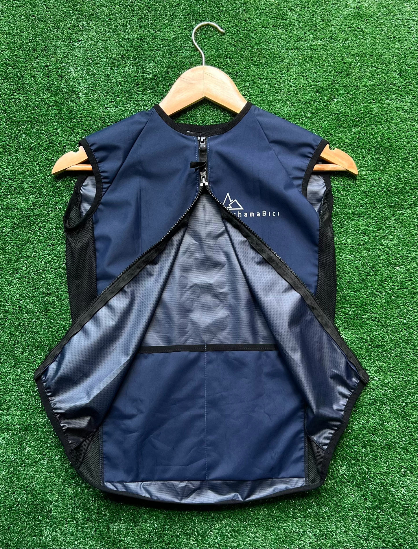 Chaleco Aborigen PRO Talla XS (Azul) Reflectivo Pachamabici
