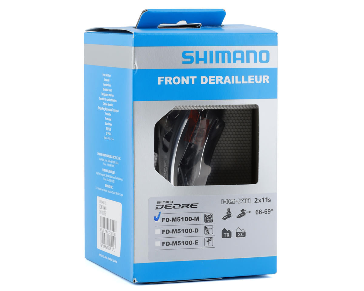 Descarrilador 11v Biplato FD-M5100-M Deore Side Swimg Abrazadera Media Shimano