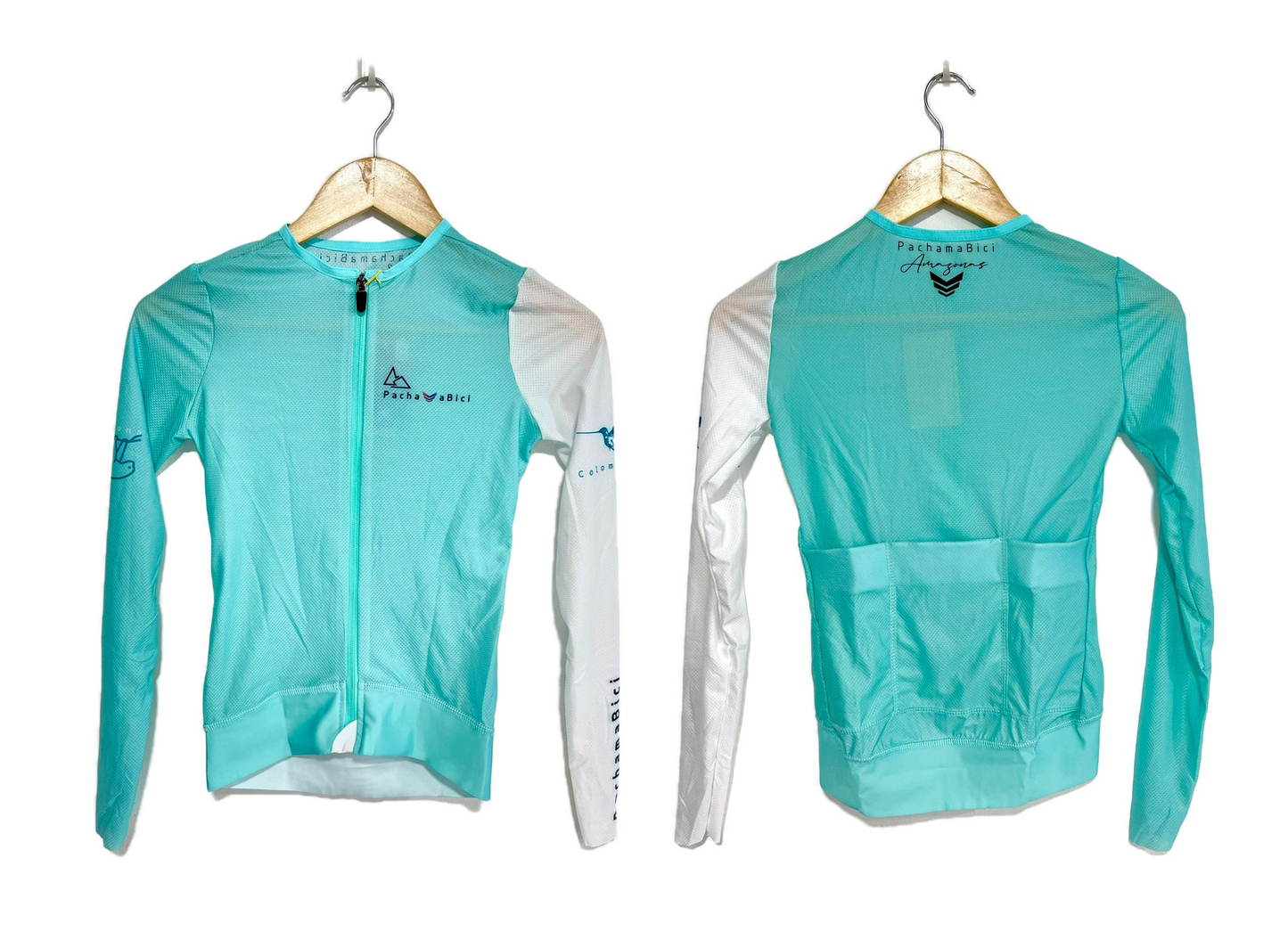 Jersey Amazonas Celeste MUJER Talla M Pachamabici