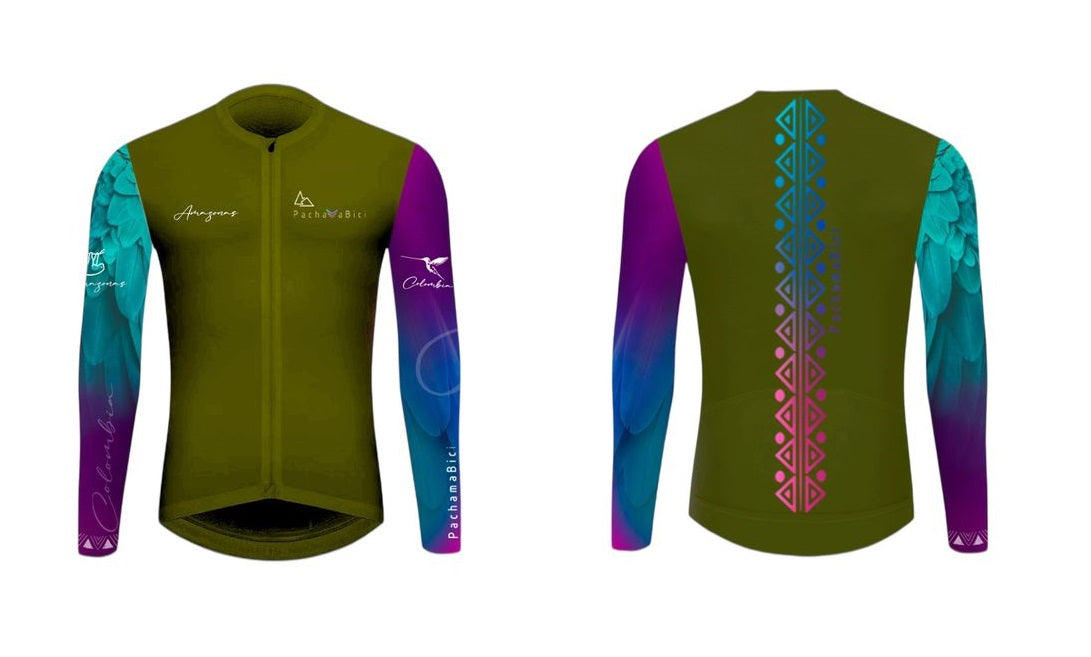 Jersey Amazonas Magia Salvaje HOMBRE Talla S D. Aborigen Pachamabici