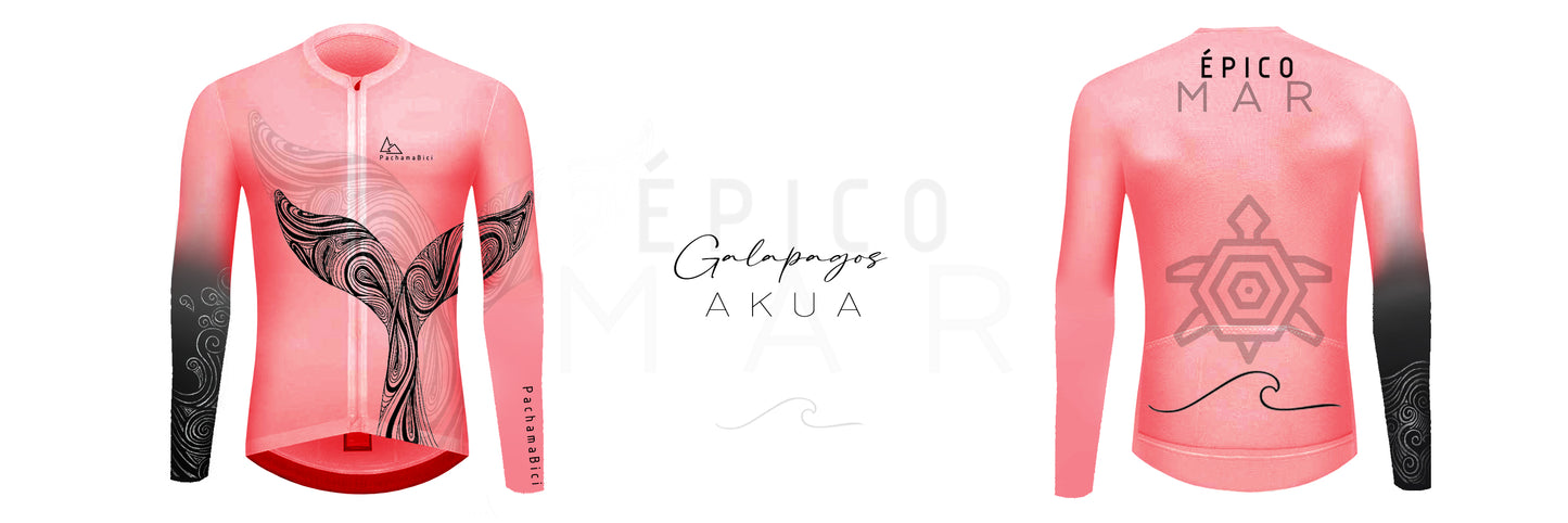Jersey Galapagos HOMBRE Talla S (Salmon) Pachamabici