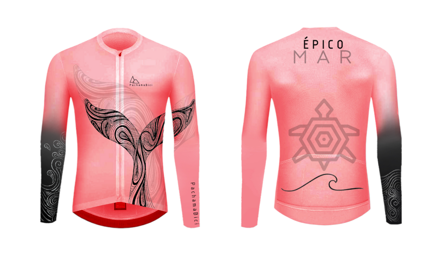 Jersey Galapagos HOMBRE Talla S (Salmon) Pachamabici
