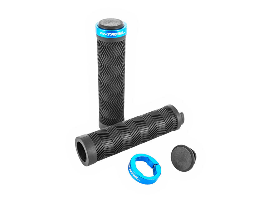 Mangos de Tornillo ON240 Negro Anillo Azul Ontrail