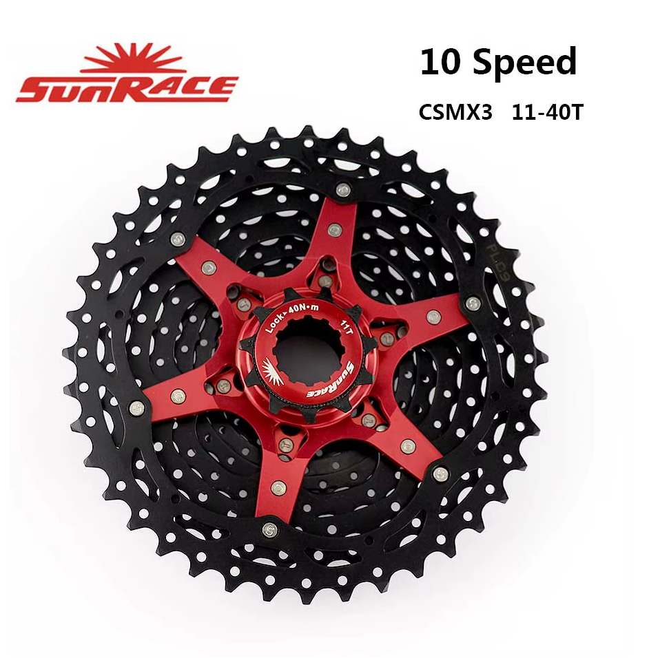Pacha 10v 11-40T CSMX3 Driven Negro-Rojo Sunrace