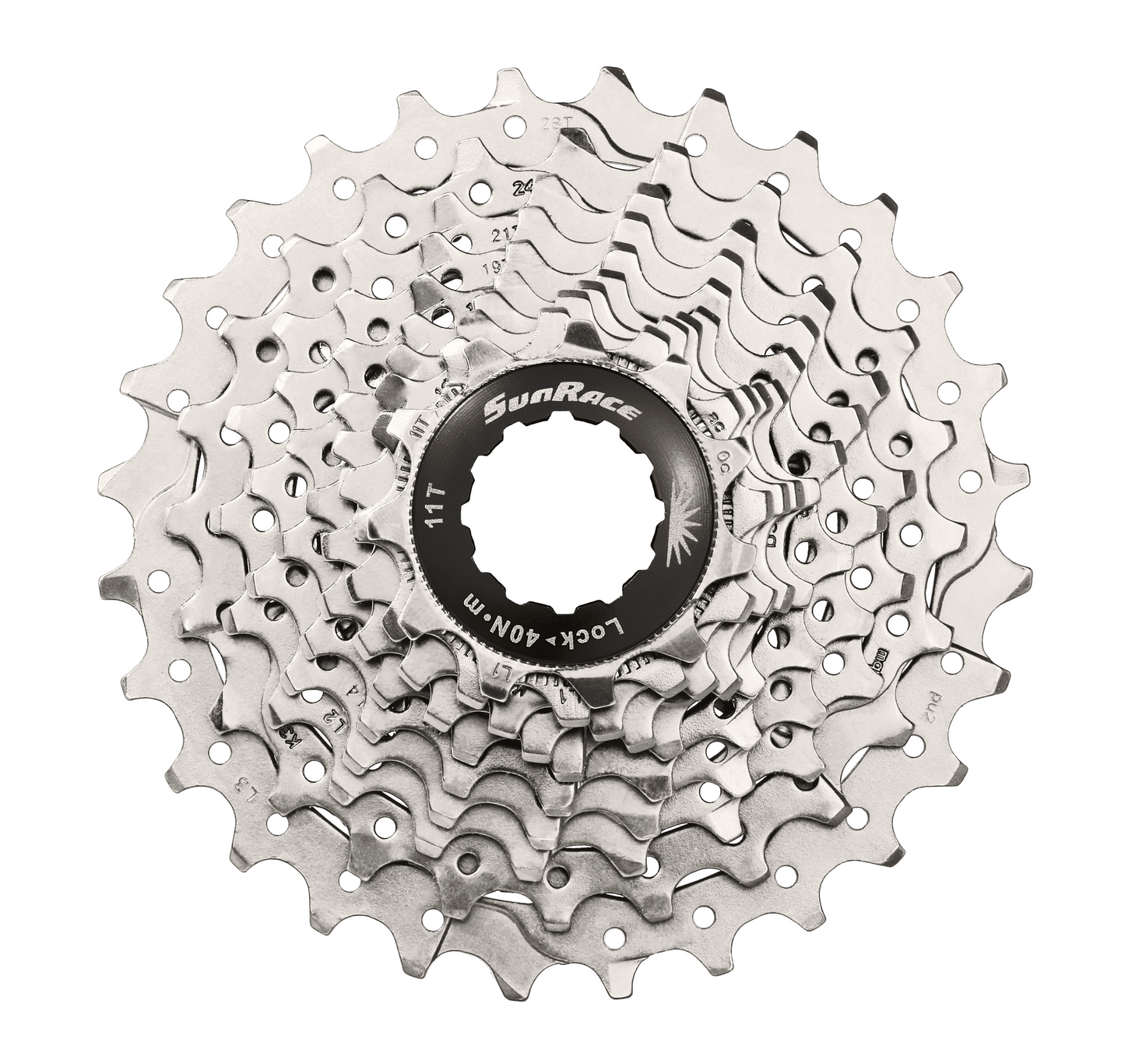 Pacha 10v 11-28T CS-RS1 Plateada Sunrace