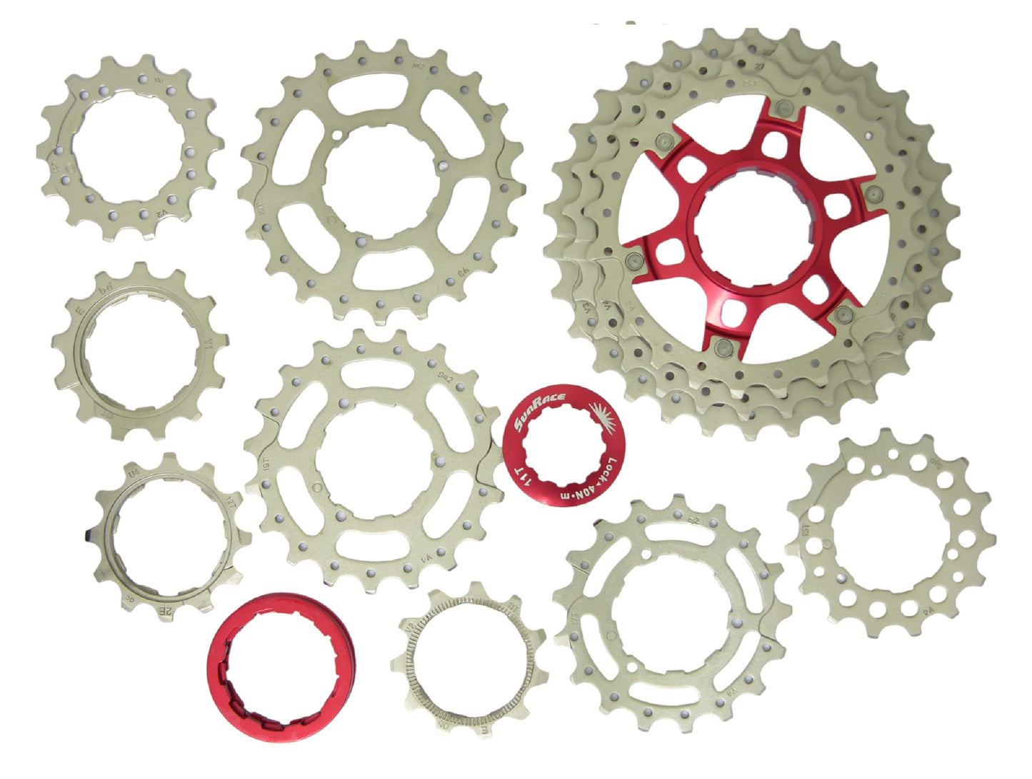 Pacha 11v 11-30T CS-RX11 Plateada Sunrace