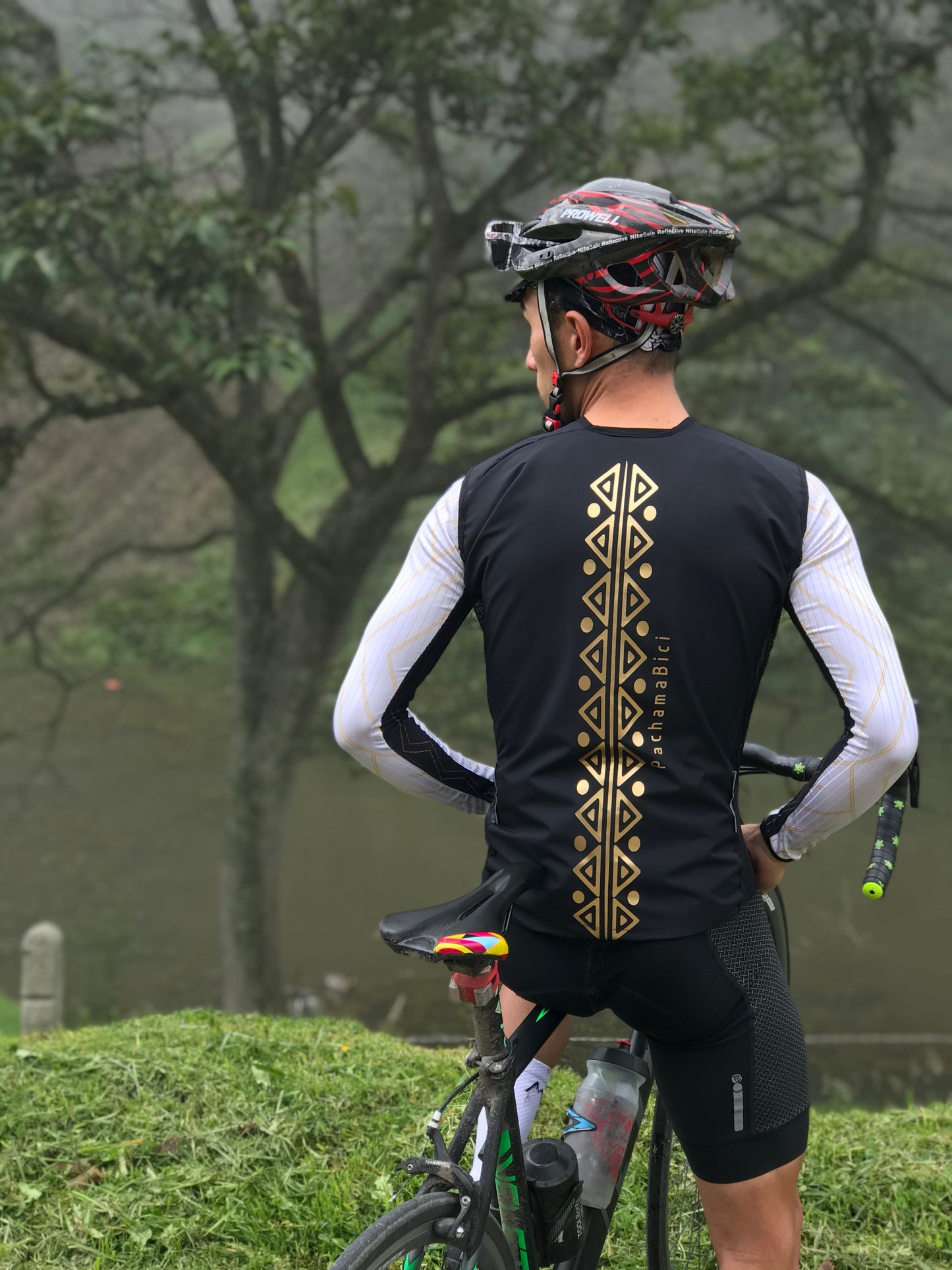 Chaleco Aborigen PRO Talla XS (Negro) Reflectivo Pachamabici
