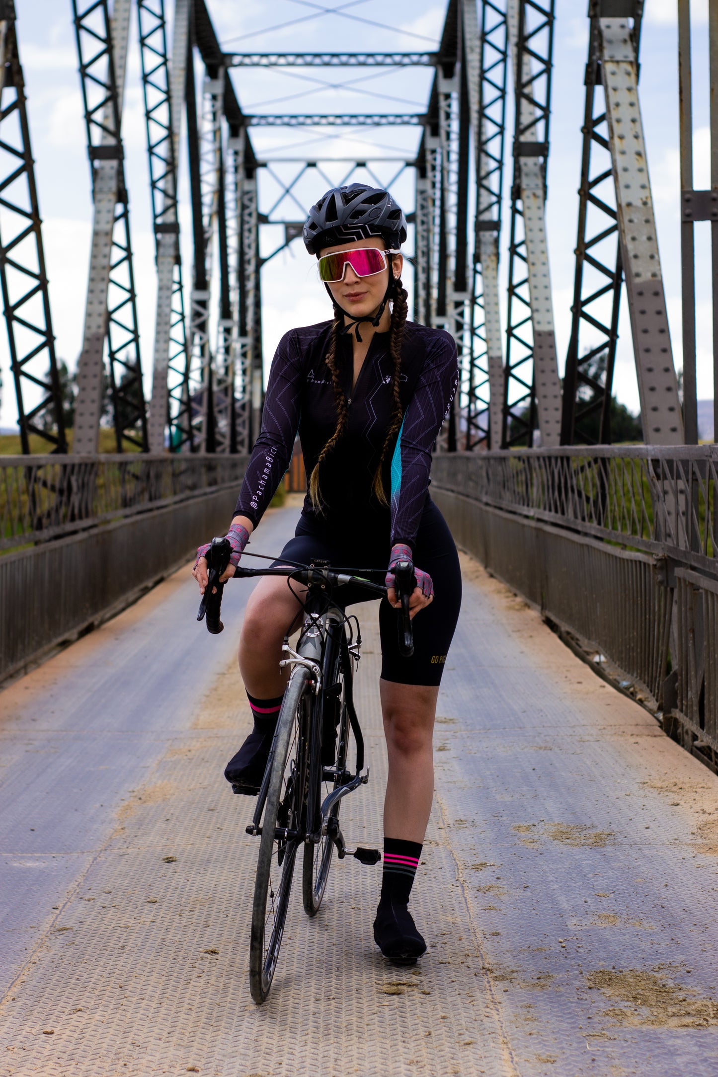 Jersey Terra Basic MUJER Talla XS (Negro) Pachamabici