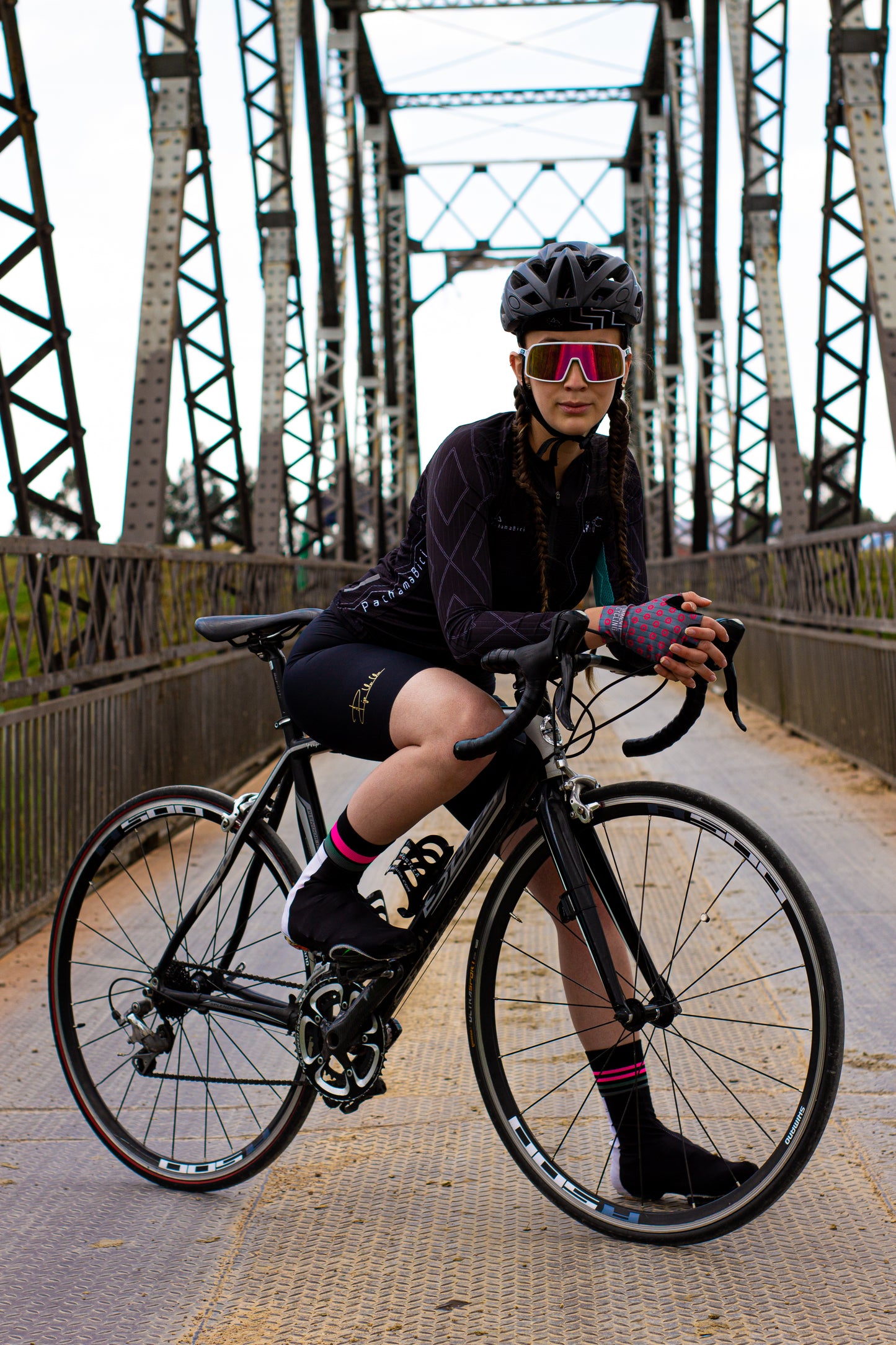 Jersey Terra Basic MUJER Talla XS (Negro) Pachamabici