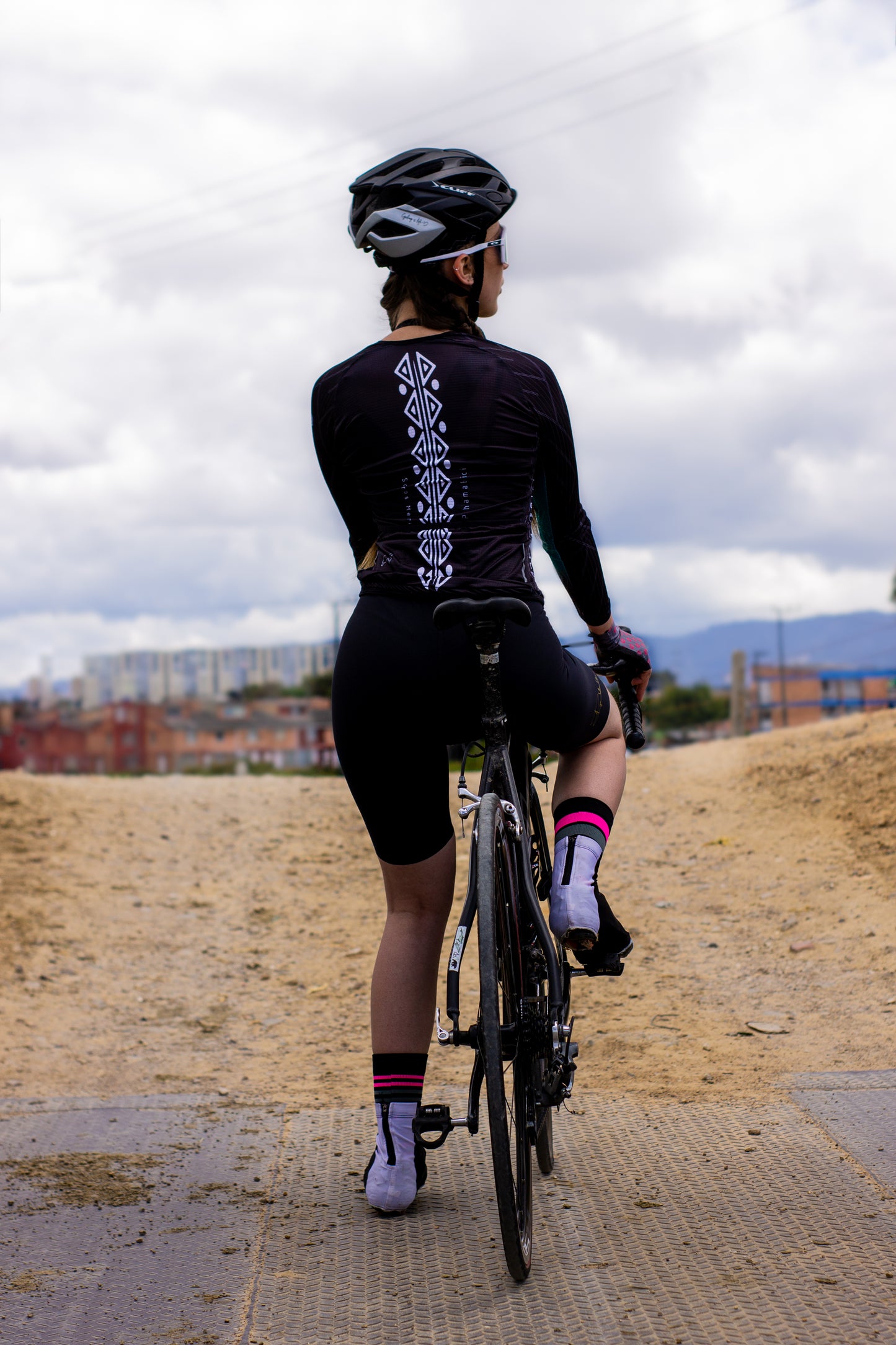 Jersey Terra Basic MUJER Talla XS (Negro) Pachamabici