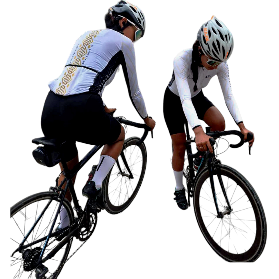 Jersey Terra Basic MUJER Talla S (Blanco) Pachamabici