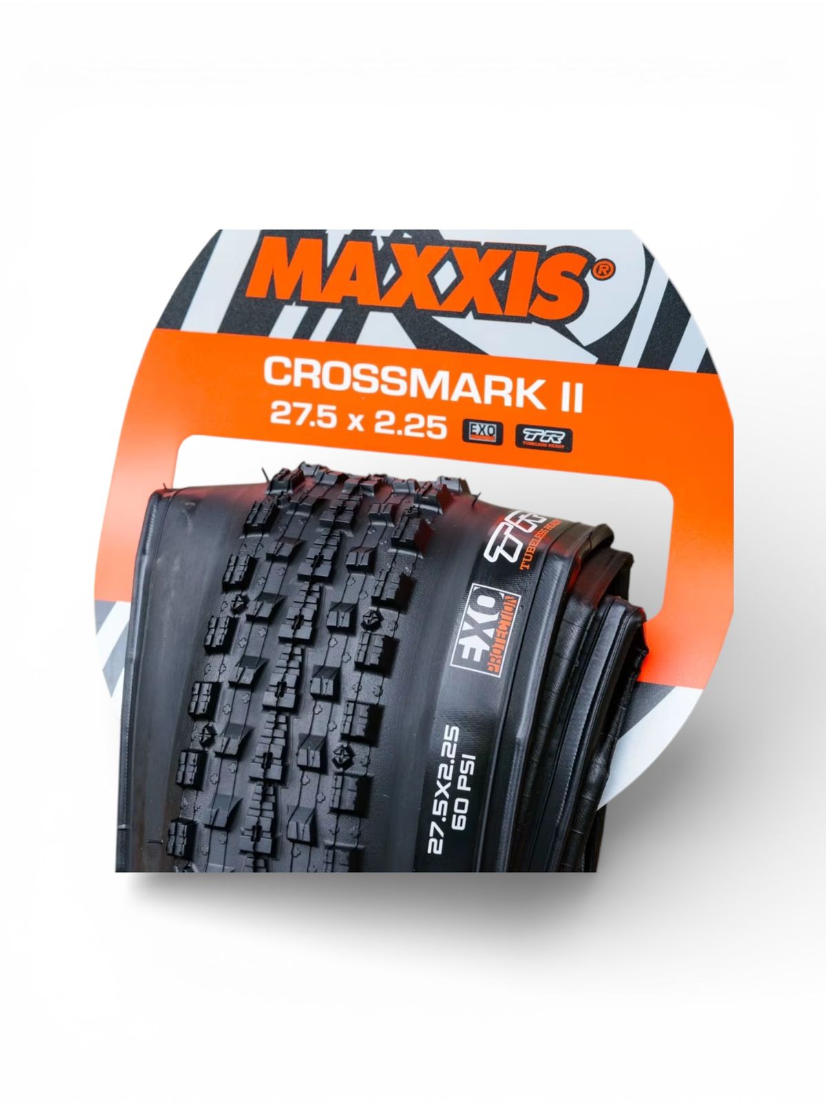 Llanta 27.5x2.25 Crossmark II 60TPI Plegable Tubeless 2C EXO Maxxis