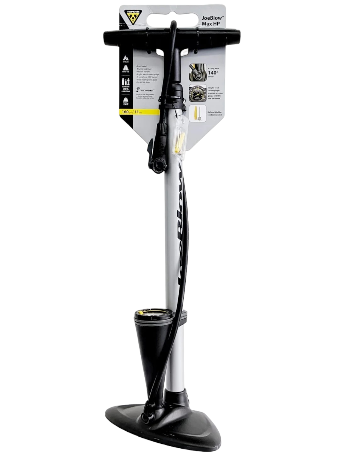 Bomba de Piso Joeblow 160PSI Plata Topeak