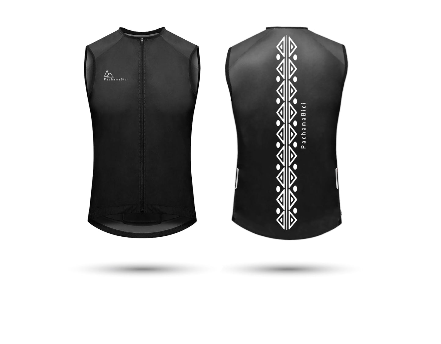 Chaleco Aborigen Basic Talla S (Negro) Pachamabici