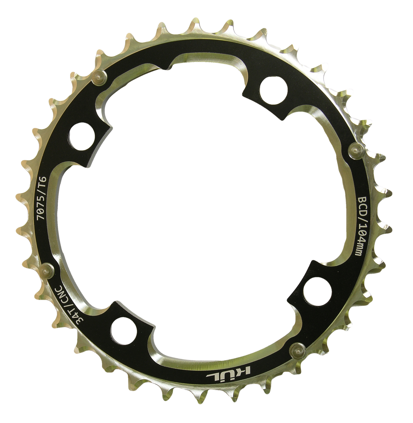 Coronilla 34T BCD 104mm MTB Biplato 4h Kul