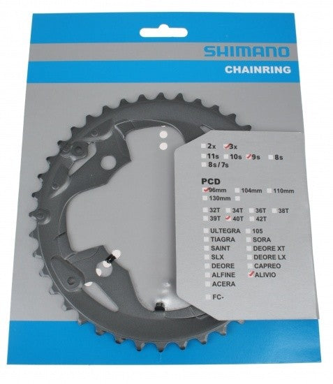 Coronilla 40T BCD 96mm Alivio FC-M4000 Shimano