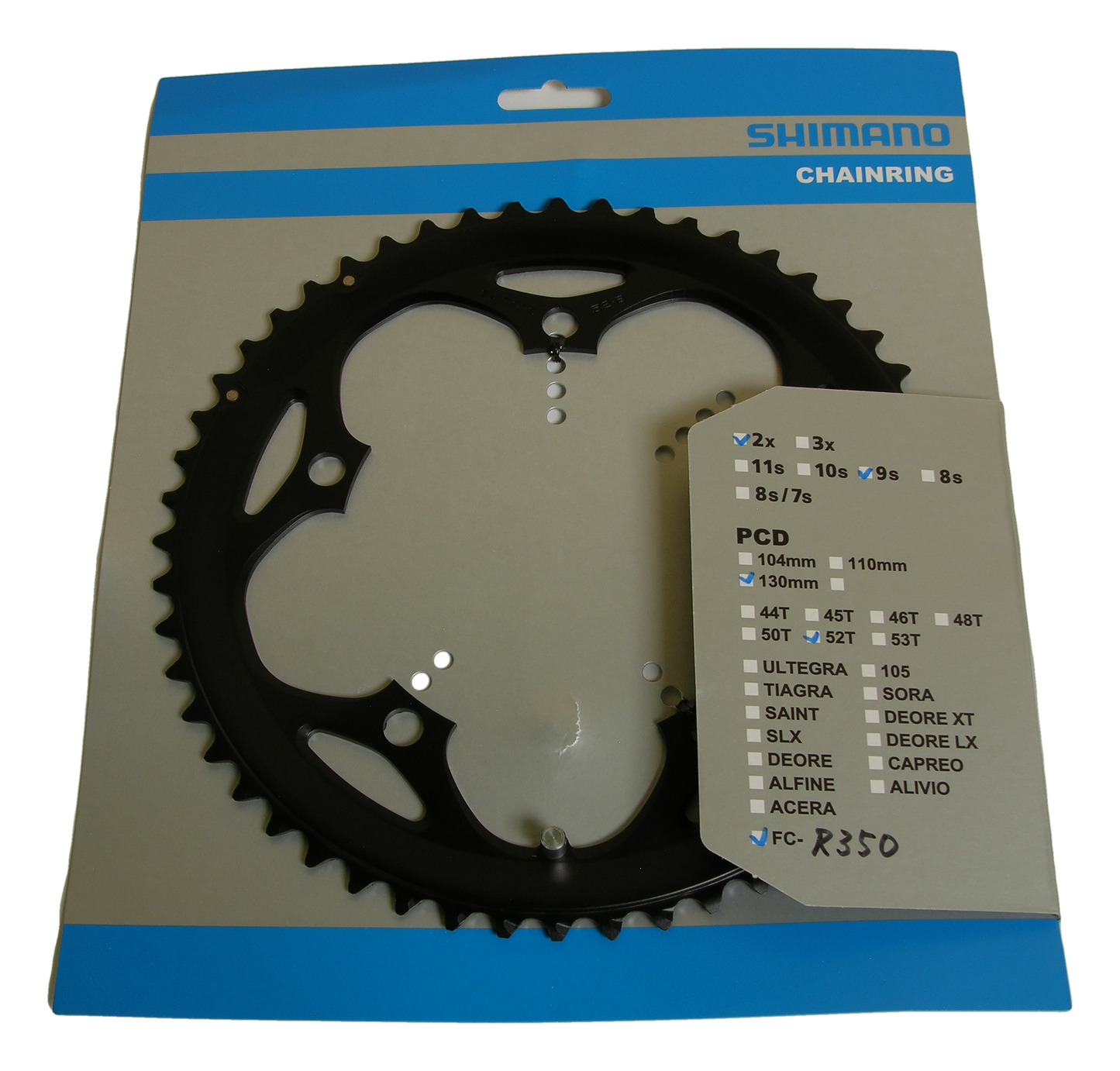 Coronilla 52T BCD 130mm 5h Sora FC-R350 RUTA Shimano