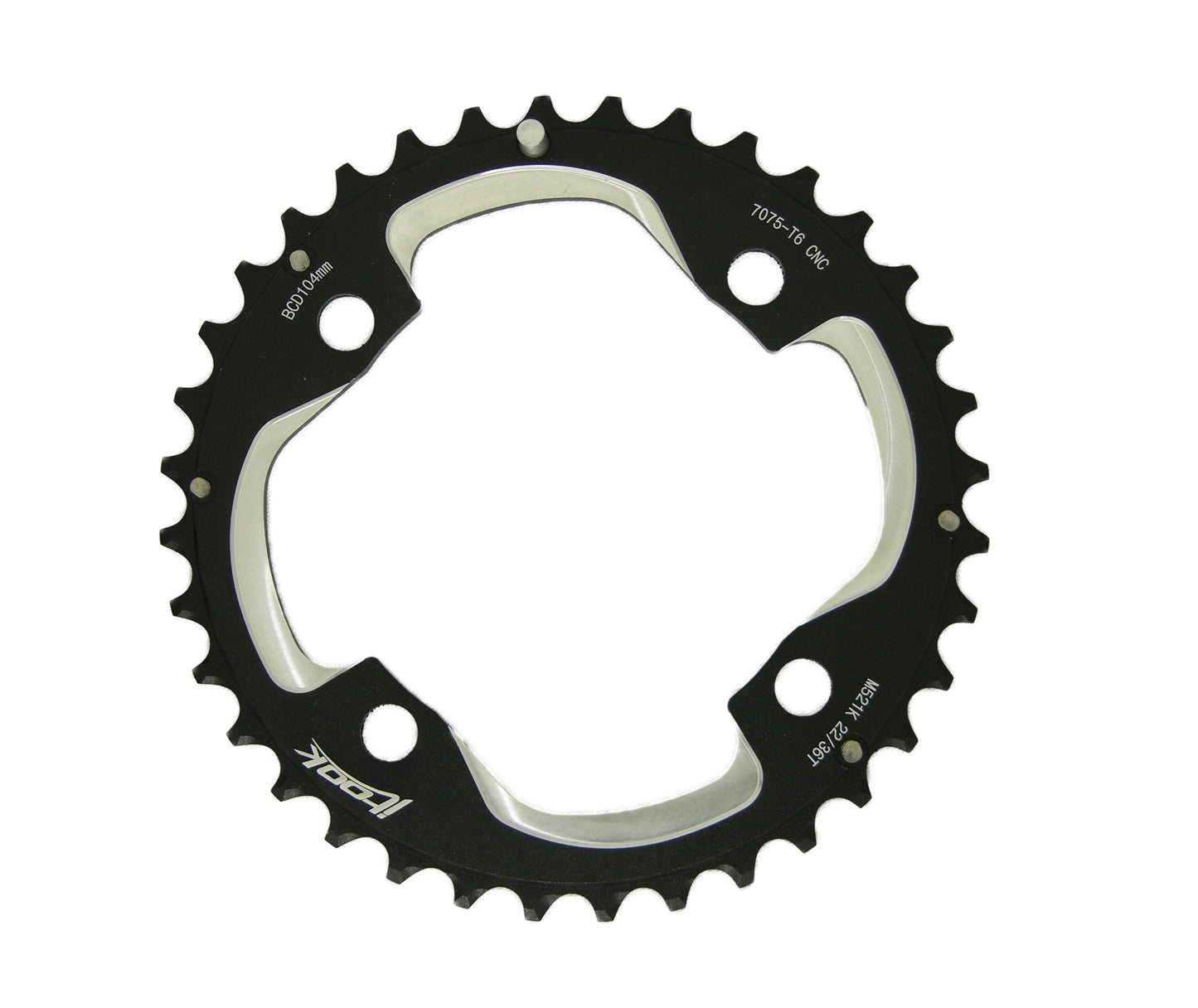 Coronillas 36T y 26T BCD 104mm y 64mm Simetrico Biplato Itook