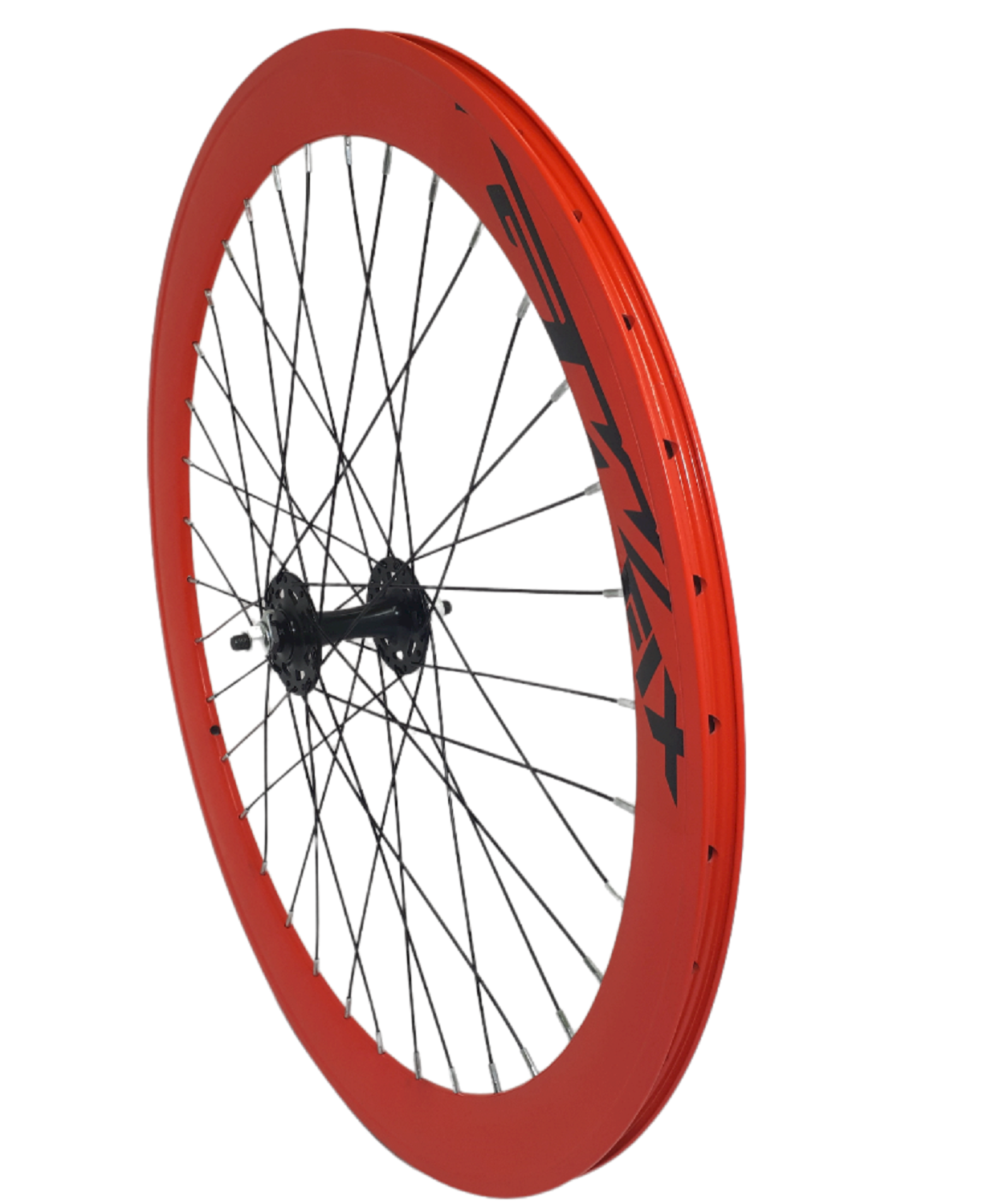 Rueda delantera perfil 50mm manzana fixed Roja GW