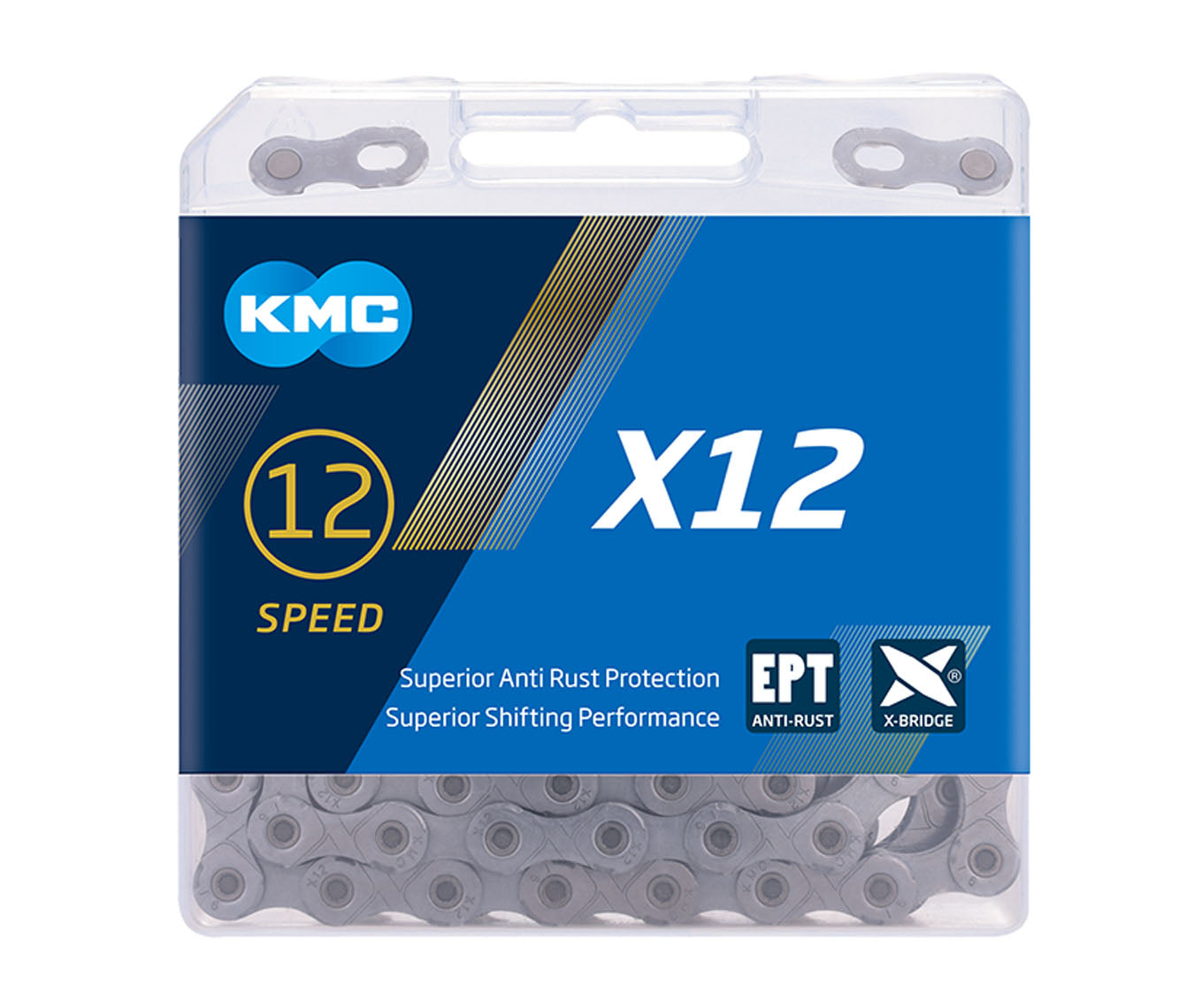 Cadenilla 12v X12 1/2 X 11/128 126 Eslabones KMC