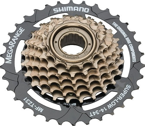 Pacha 7v 14-34T Rosca MF-TZ500 Megarange Shimano