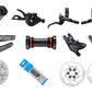 Grupo 11v Deore M5100 Monoplato 32T 170mm + Frenos M6100 Shimano