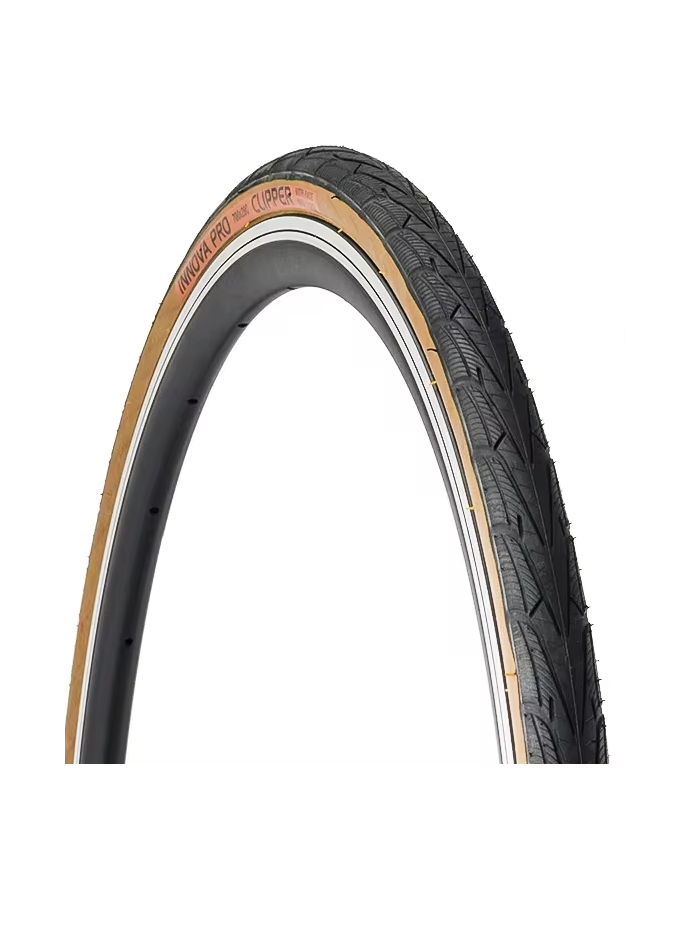 Llanta 700x28 Ruta Clipper 60TPI IB-3006 Cara Cafe Plegable Innova