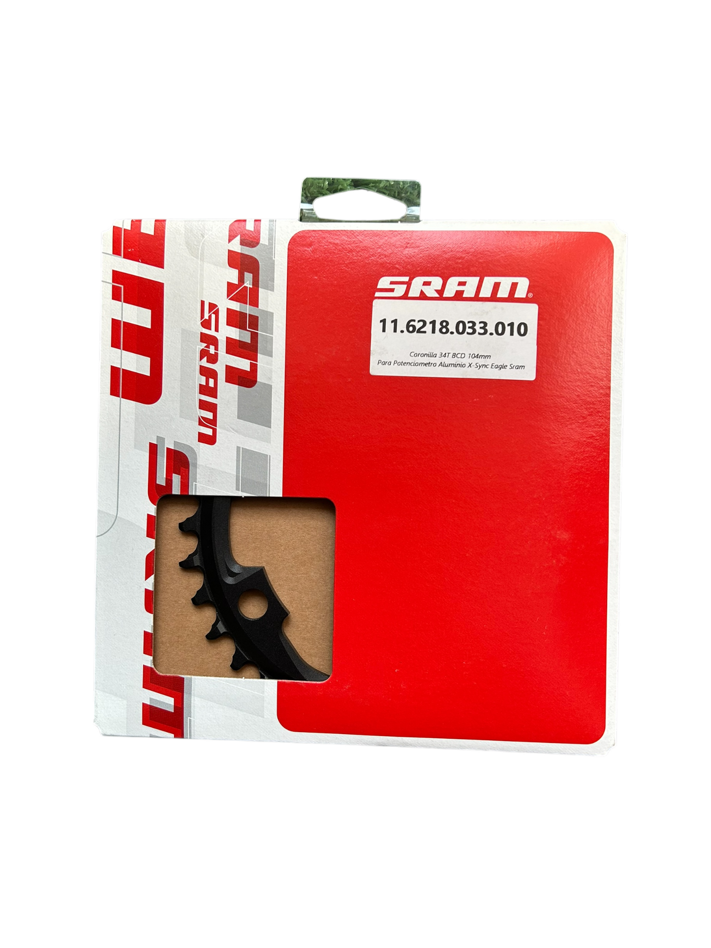 Coronilla 34T BCD 104mm Para Potenciometro Aluminio X-Sync Eagle Sram