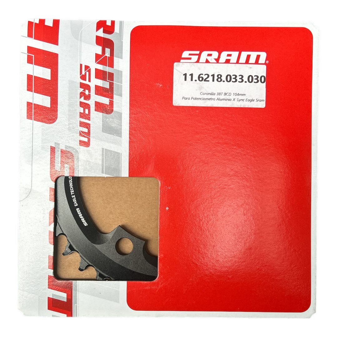 Coronilla 38T BCD 104mm Para Potenciometro Aluminio X-Sync Eagle Sram