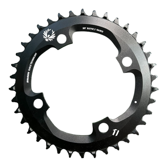 Coronilla 38T BCD 104mm Para Potenciometro Aluminio X-Sync Eagle Sram