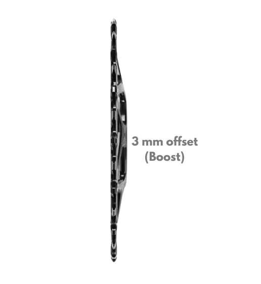 Coronilla 36T BCD Directo OVALADA Aluminio X-Sync 3mm Offset XX1 Eagle Sram